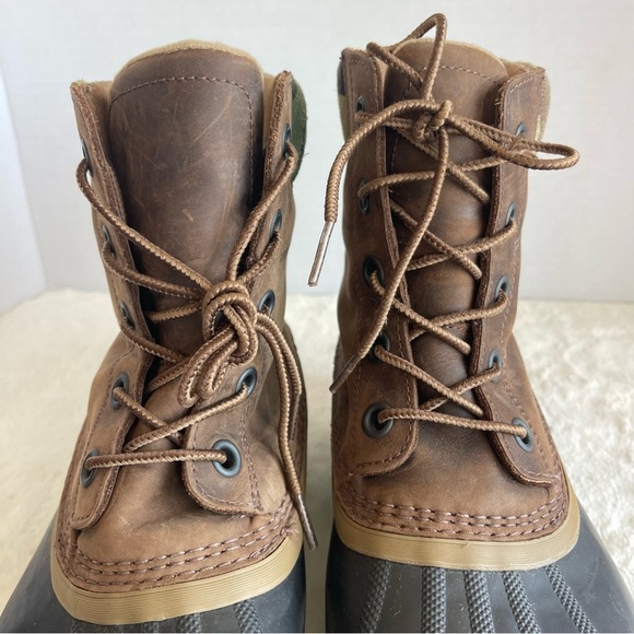 J. Crew X Sorel Cheyanne Tobacco Men's Boots Size 10.5 - Picture 7 of 9